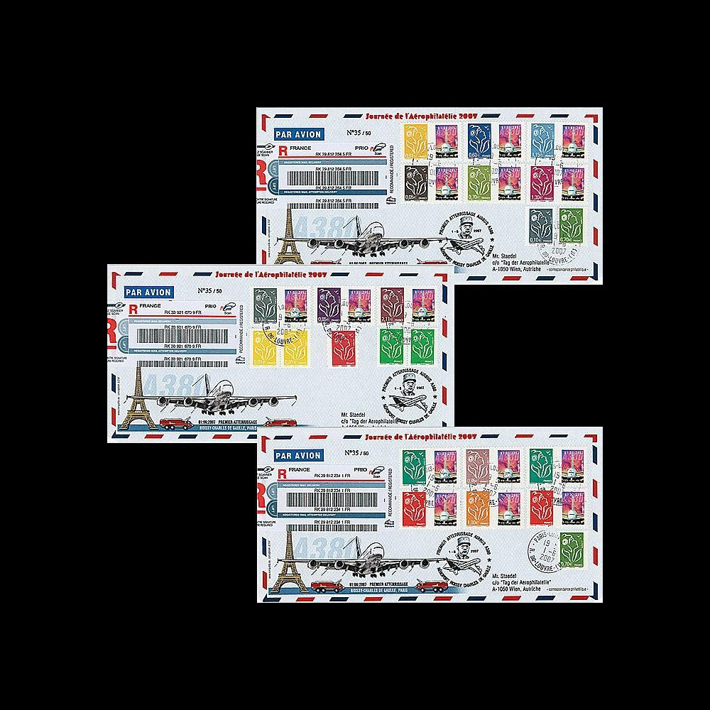 A380-49R - 2007 : A380 Roissy-Journée Aérophilatélie Wien