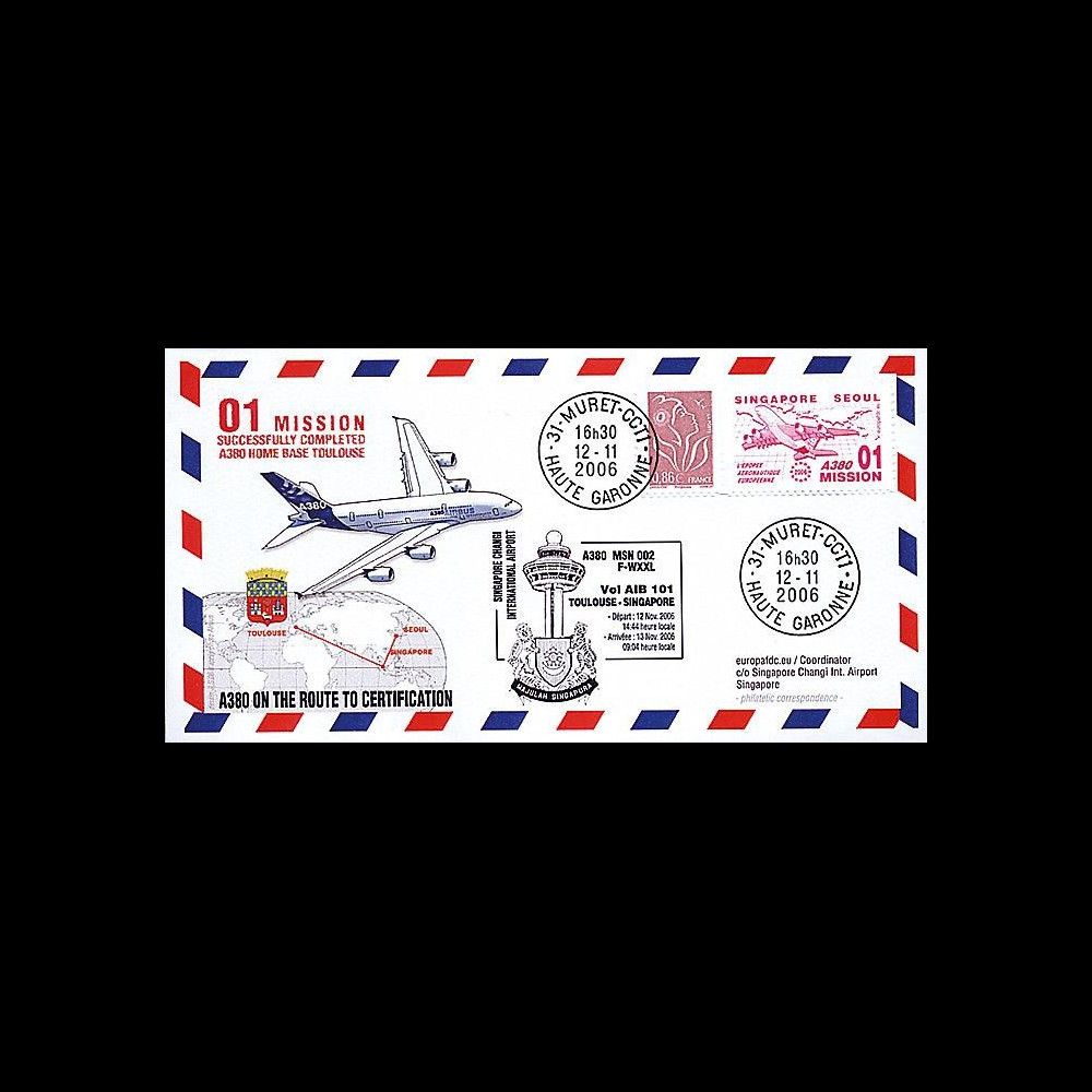 A380-27 101 : 2006 - Certification A380 Toulouse - Singapour