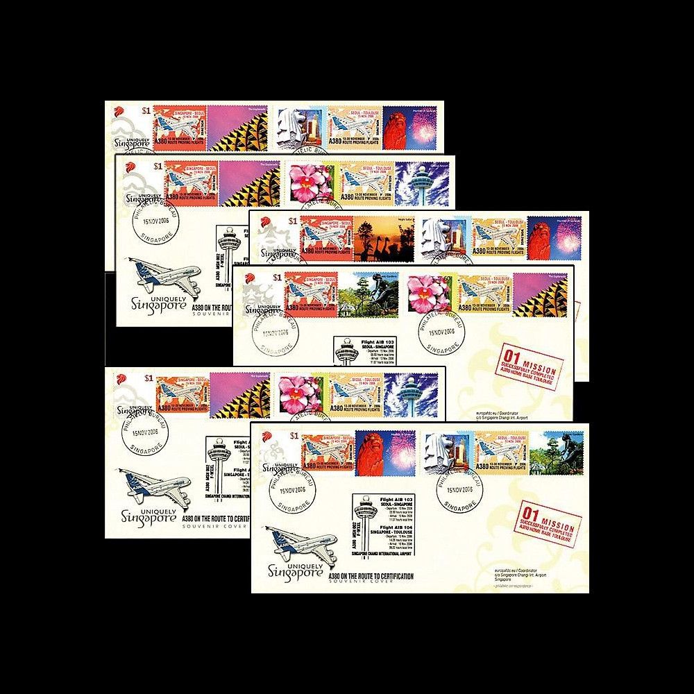 A380-29 103S : 2006 - Certification Seoul-Singapour-Toulouse