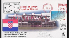 CE47-IVB - 1996 - Adhésion de la Croatie au Conseil de l'Europe
