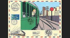 TIN07-SNCBT1 : 2007 - Bloc Tintin SNCB 1er Jour Bruxelles + TGV Parlement européen