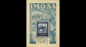 JT52ST1 : 1952 - Carte maximum IMOSA Journée du Timbre
