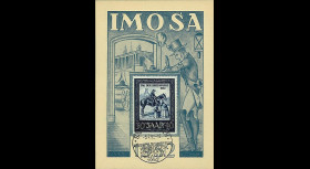 JT52ST3 : 1952 - Carte maximum IMOSA Journée du Timbre