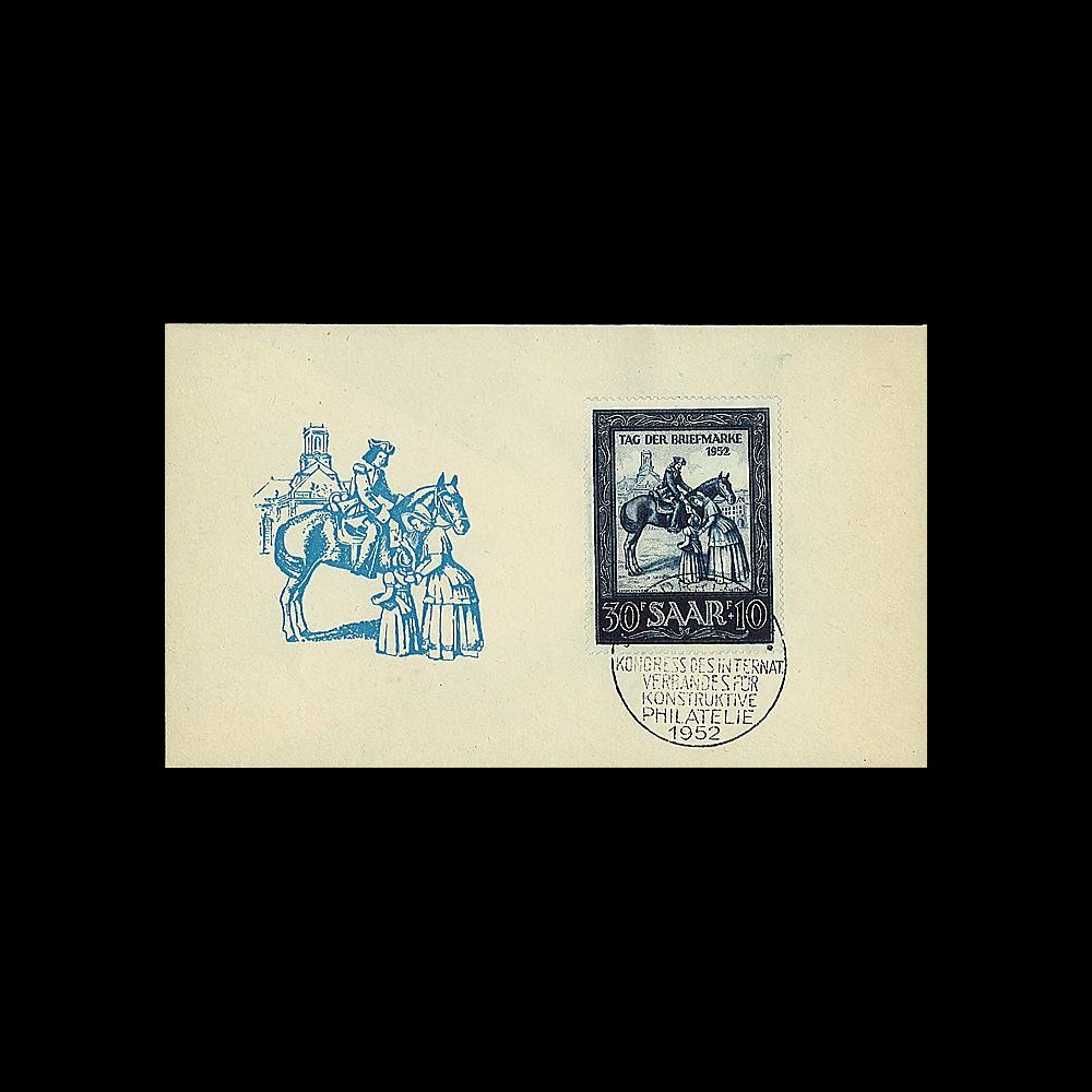 JT52ST5 : 1952 - FDC Journée du Timbre