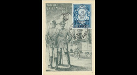 JT53ST1 : 1953 - Carte maximum Journée du Timbre