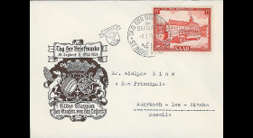 JT54ST3 : 1954 - FDC St Ingbert - Journée du Timbre