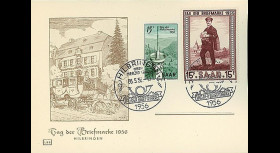 JT56S : 1956 - Carte maximum Journée du Timbre