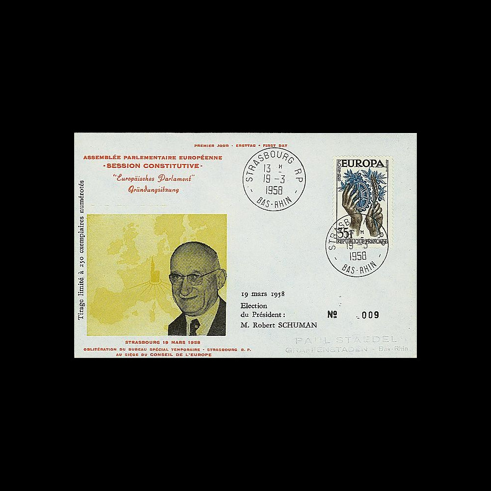 OH2 : 1958 - Assemblée parlementaire eur. - Session Constitutive 35F Europa