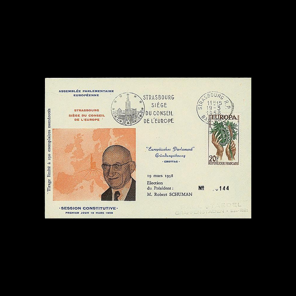 OH2a : 1958 - Assemblée parlementaire eur. - Session Constitutive 20F Europa OH2a : 1958 - Assemblée parlementaire eur. - Session Constitutive 20F Europa