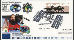 PE556 - 2008 : FDC STS-122 Atlantis - laboratoire spatial européen Columbus