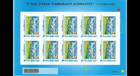 A380-57F : 2008 - Feuillet Tpp 20g France - 1er vol A380 'GTL'