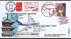 A380-30T2 : 2006 - Pli 'A380 Mission 02 : Toulouse - Hong Kong - Tokyo'