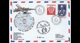 A380-36T5 : 2006 - Pli TAAF 'A380 Tour du Monde par les 2 pôles'