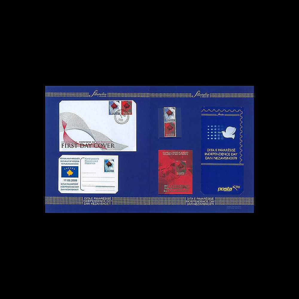 PE557AL : 2008 - Album Kosovo 'Proclamation d'Indépendance' PE557AL : 2008 - Album Kosovo 'Proclamation d'Indépendance'