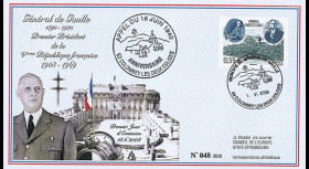 DG08-1T3 : 2008 - FDC "DE GAULLE - 68 ans Appel 18 Juin" (Colombey-les-Deux-Eglises)
