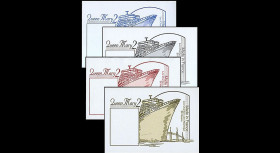 QM2-1B : 2003 - Blocs porte-timbre 'Queen Mary 2'