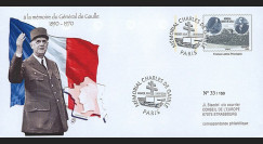 DG08-2T2 : 2008 - Entier Postal "1er Jour - Mémorial Charles DE GAULLE" (Paris)