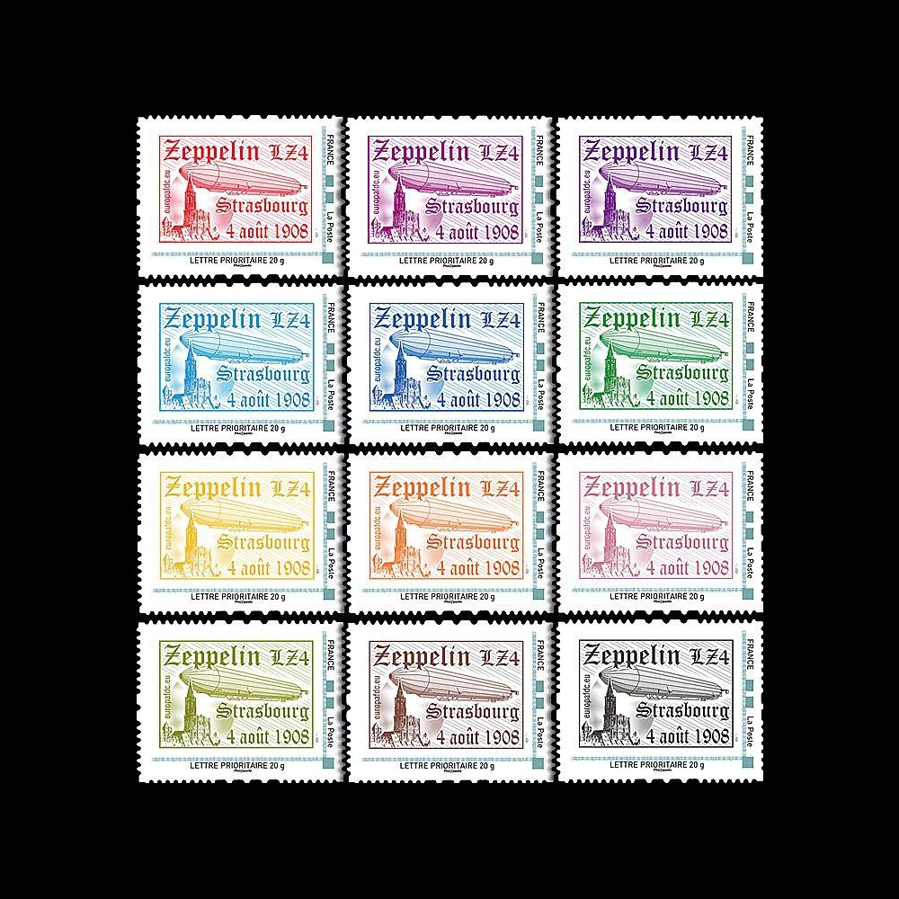 LZ408-1-12N : 2008 - Série 12 TPP 'Centenaire 1er vol Zeppelin LZ4' LZ408-1-12N : 2008 - Série 12 TPP 'Centenaire 1er vol Zeppelin LZ4'