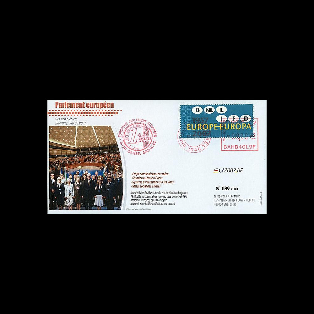 BR87 : 2007 - Visites des 18 nouveaux eurodéputés bulgares