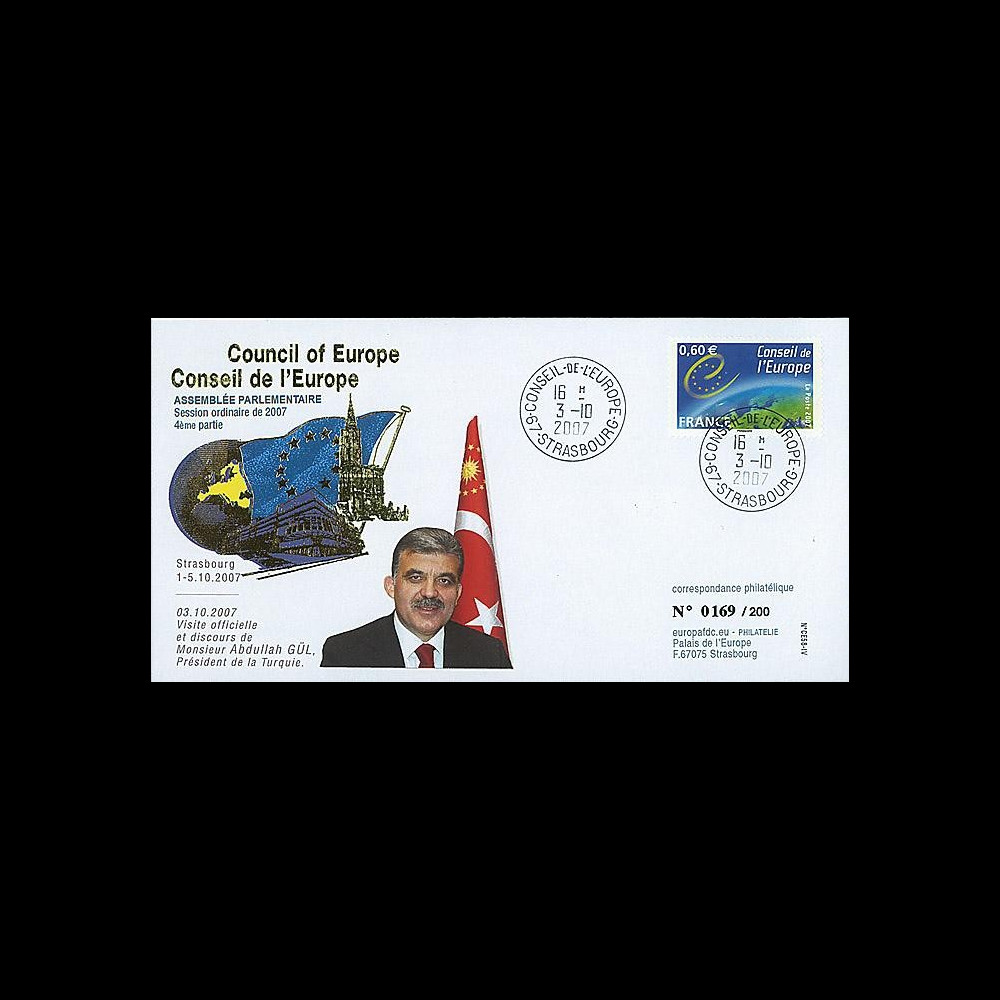 CE58-IV : 2007 - Visite et discours du Président de Turquie