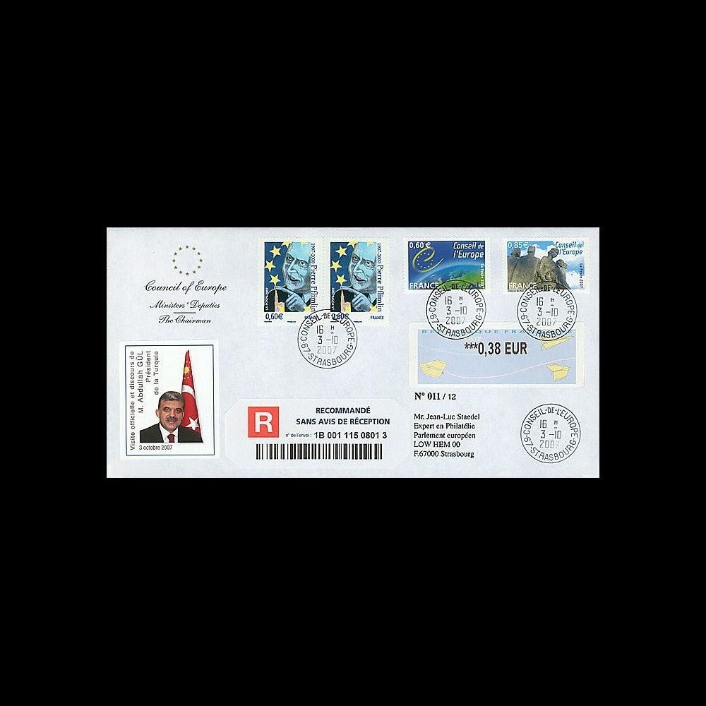 CE58IVa : 2007 - Env. recommandée visite Pdt de Turquie