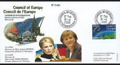 CE59-IIA : 2008 - FDC 'Discours de Mesdames Merkel et Timochenko'