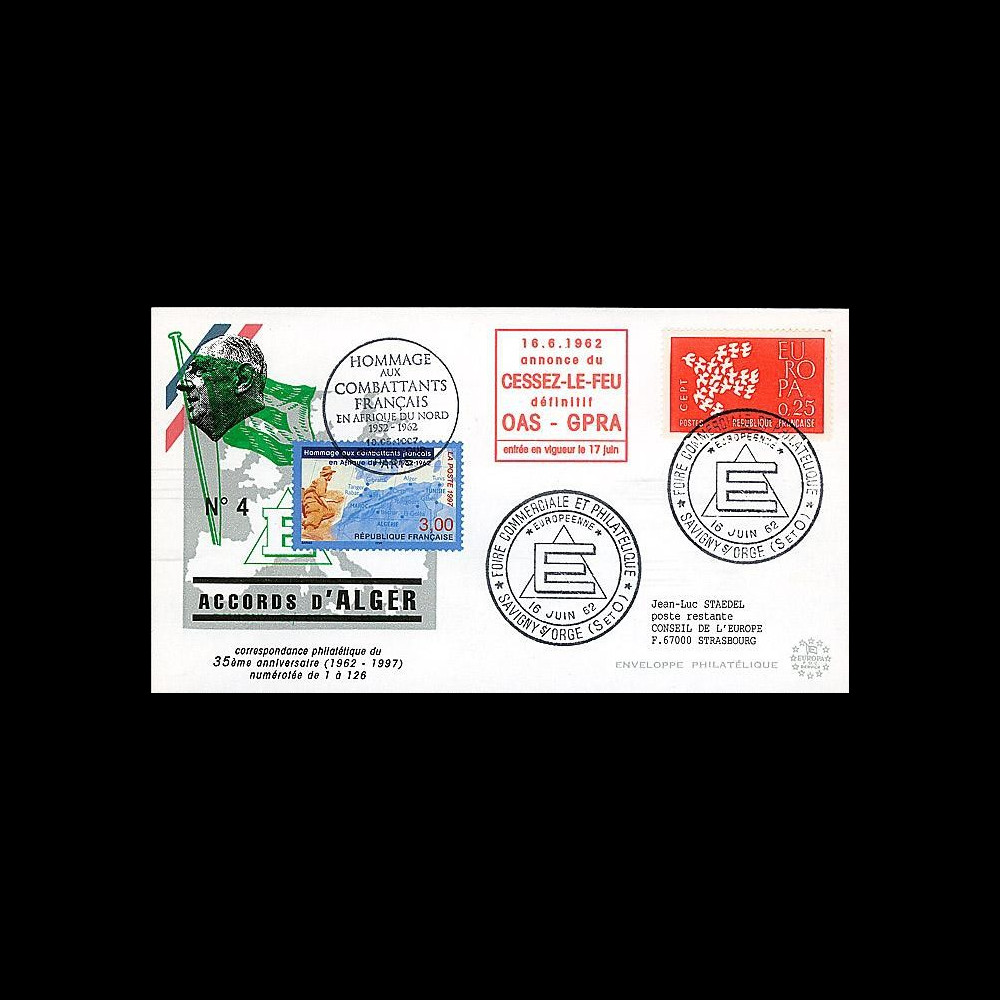 ALG5B : 1962 - Accords d'Alger - 35 ans combattants français