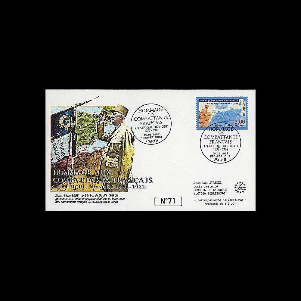 ALG7 : 1997 - Hommage aux Combattants français en Afrique du Nord