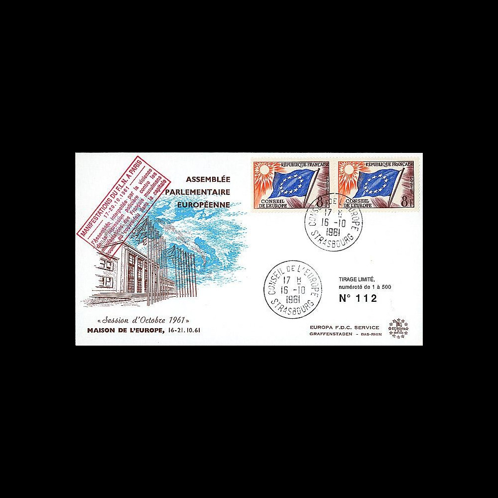 AP22A : 1961 - Assemblée parlementaire et manifestations du FNL à Paris