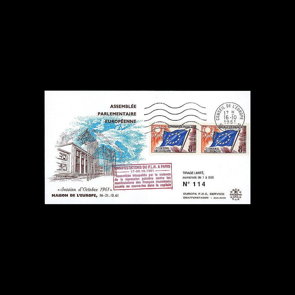AP22B : 1961 - Assemblée parlementaire et manifestations du FNL à Paris