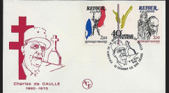 DG85-CO : 1985 - FDC 'XVe anniversaire de la mort de de Gaulle'