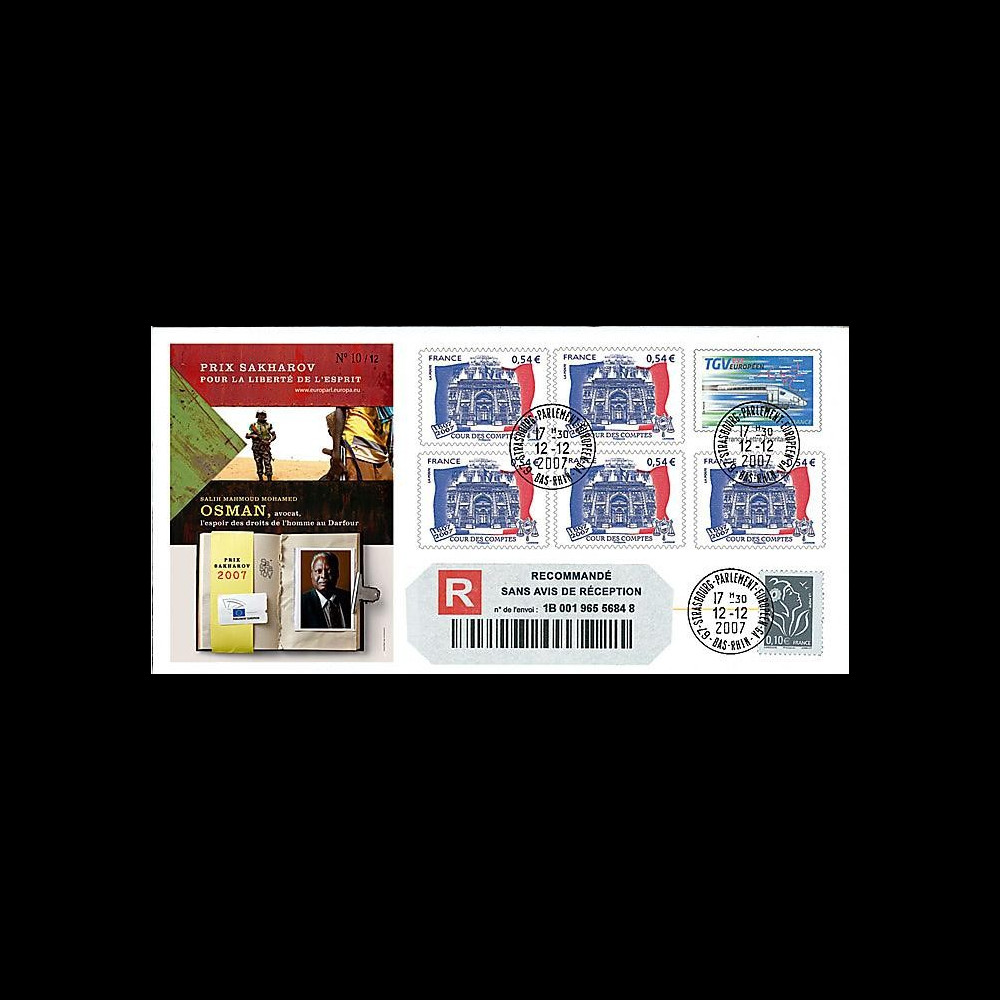 PE547a : 2007 - Recommandée 'Remise du Prix Sakharov 2007'