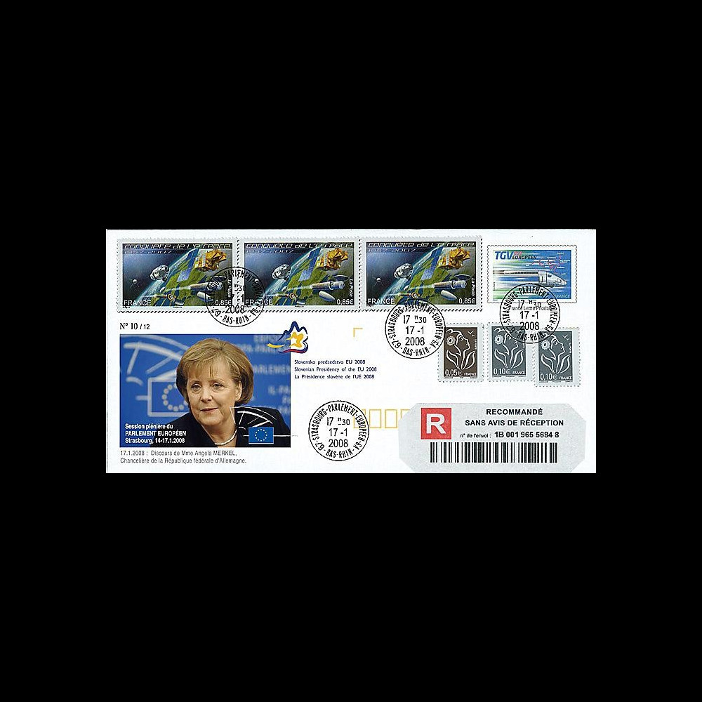 PE550a : 2008 - Recommandée 'Présidence slovène et Mme Merkel'
