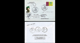 PE472A T2 : 2001 - Pli 'transit Abu Dhabi - arrivée et réexpédition Kaboul'