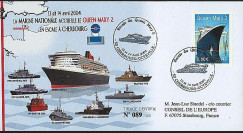 QM2-6 : 2004 - La Marine Nationale accueille le Queen Mary 2 à Cherbourg