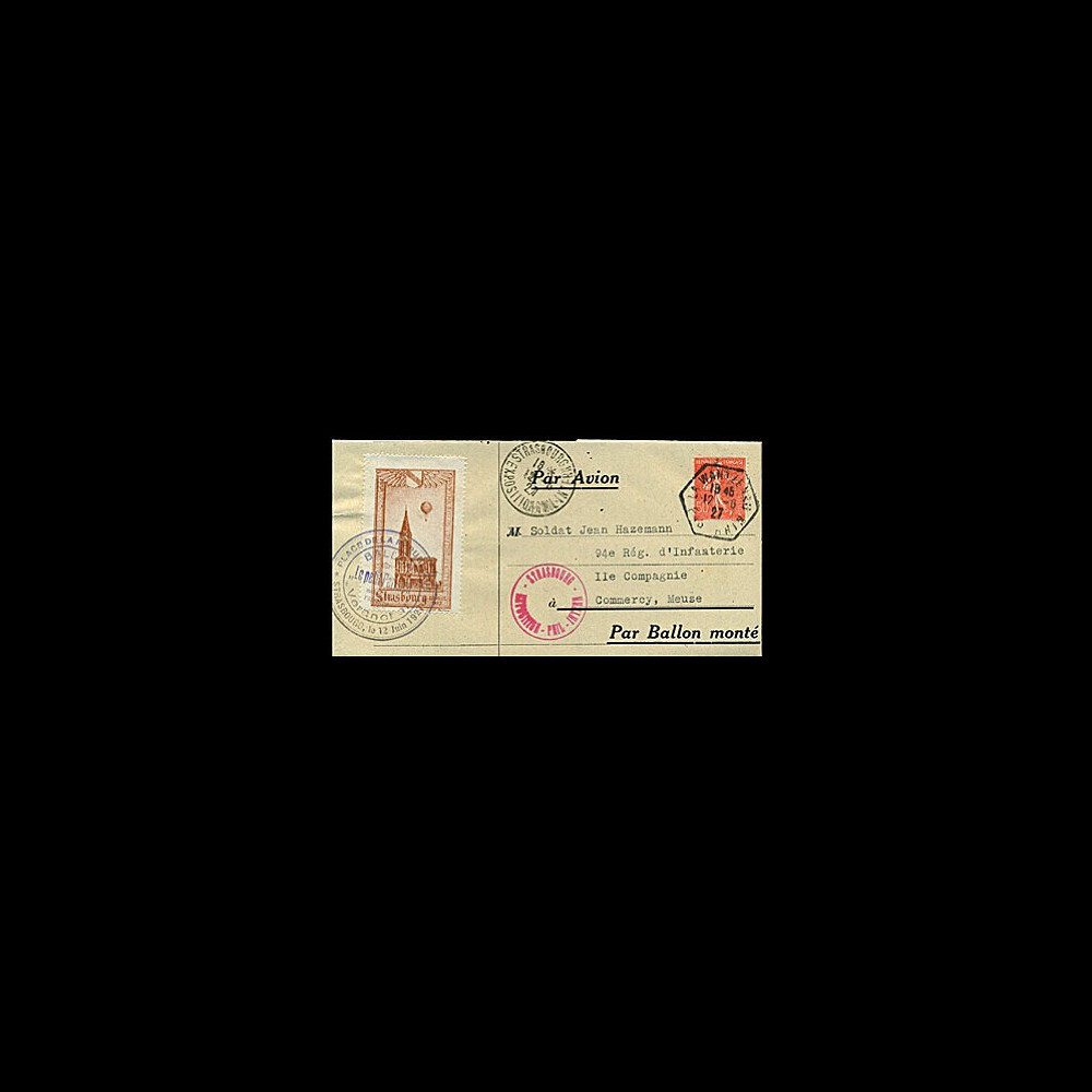 GA-27S2 1927 - Courrier par ballon monté Le Petit Parisien GA-27S2 1927 - Courrier par ballon monté Le Petit Parisien