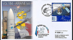 V184L-T2 - 2008 : FDC Kourou Vol 184 Ariane 541 - Présidence franç. de l'UE