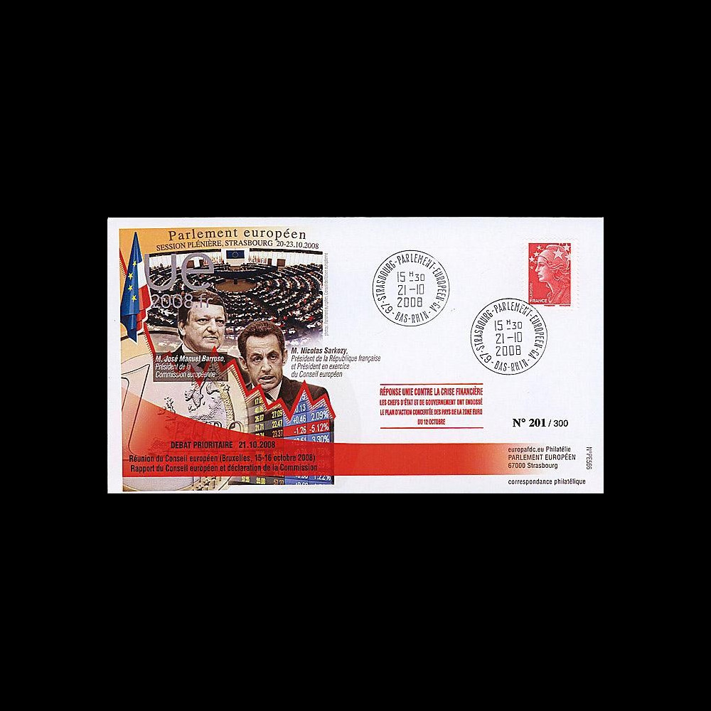 PE566 T2 : FDC Sarkozy et Barosso - Réponse unie contre la crise financière