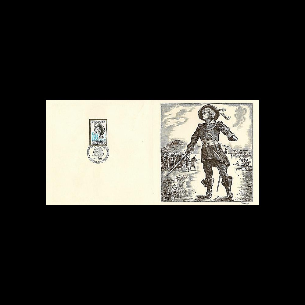 83DECA-01 : 1972 - Gravure Decaris 'Paul de Chomedey 1612-1676' 83DECA-01 : 1972 - Gravure Decaris 'Paul de Chomedey 1612-1676'