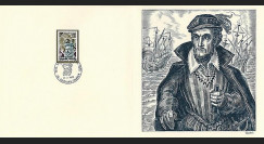 83DECA-43 : 1973 - Gravure Decaris 'Amiral de Coligny 1519-1572'