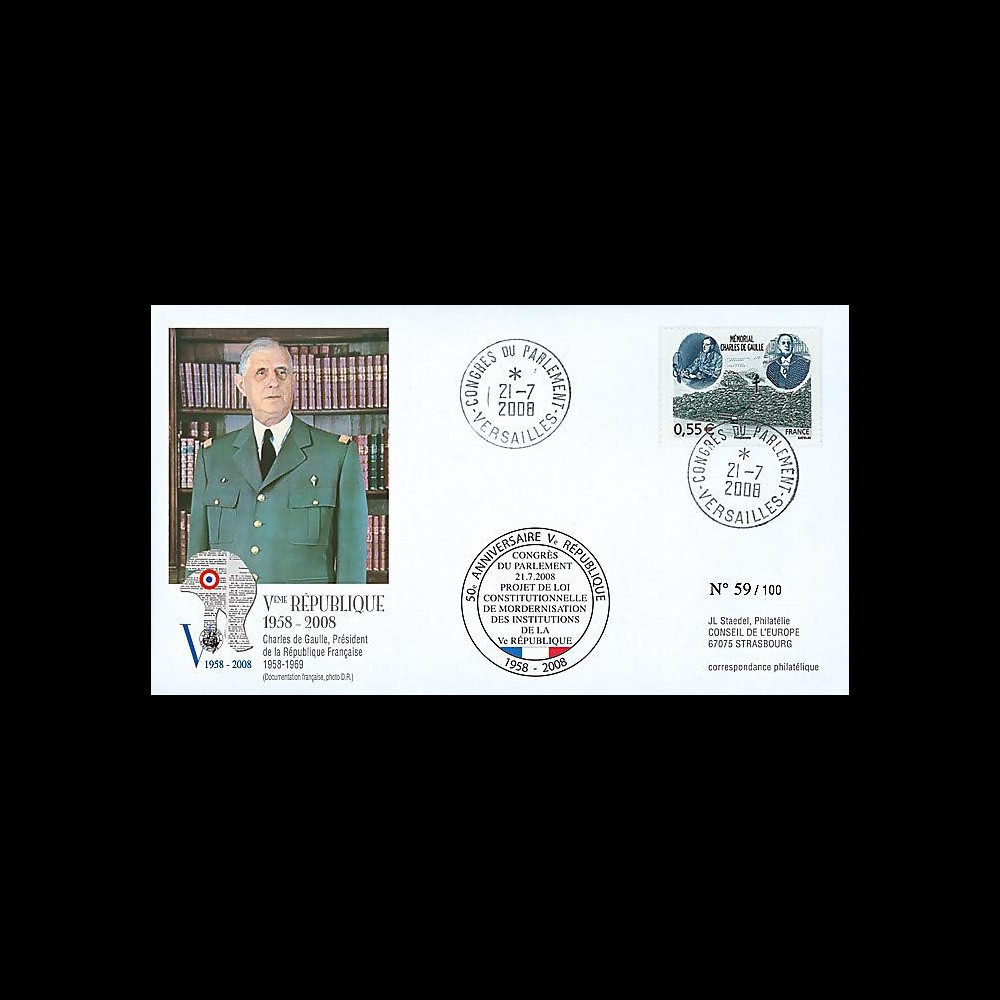 REP08-15 T1 : 2008 - FDC Congrès de Parlement 'modernisation de la Constitution' REP08-15 T1 : 2008 - FDC Congrès de Parlement 'modernisation de la Constitution'