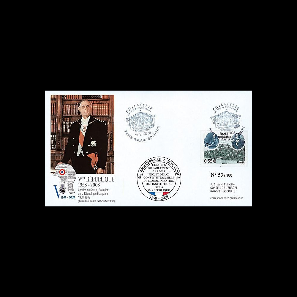 REP08-15 T2 : 2008 - FDC Congrès de Parlement 'modernisation de la Constitution' REP08-15 T2 : 2008 - FDC Congrès de Parlement 'modernisation de la Constitution'