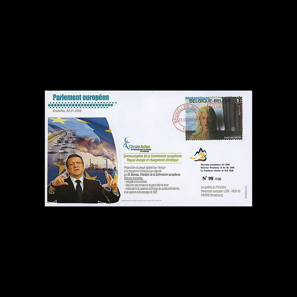 BR92 : 2008 - FDC Bruxelles 'Communication de la Commission européenne'