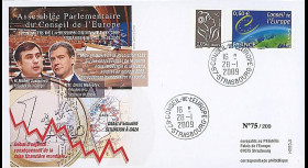 CE60-I : 2009 - FDC 'Débats d'urgence - Gaza - crise financière - conflit russo-géorgien'