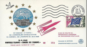 CE12-II : 1960 - FDC 'Mise en route programme eur. de recherches spatiales'