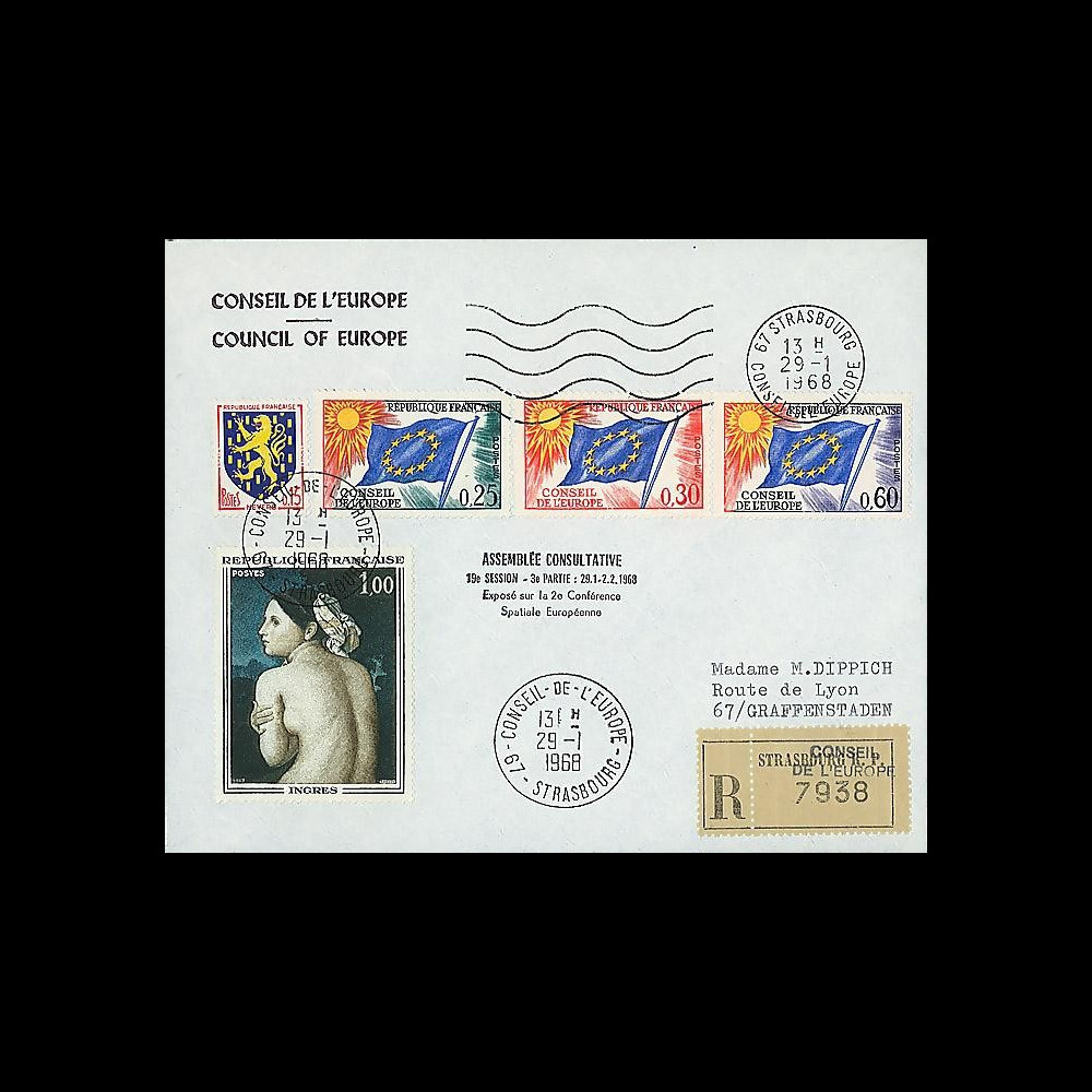 CE19-IIIA EOR : 1968 - RECO 'Exposé sur 2e Conférence Spatiale Eur.'