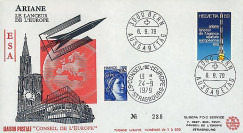 AR 5L : 1979 - FDC 1er Jour TP Suisse 'Ariane