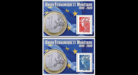 PE570N : 2009 - Porte-timbre '10 ans de l'EURO'