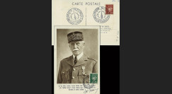 W2-FR521B-B2 : 1944 - CM  'Buste de face - 88 ans Mal Pétain' YT 521B