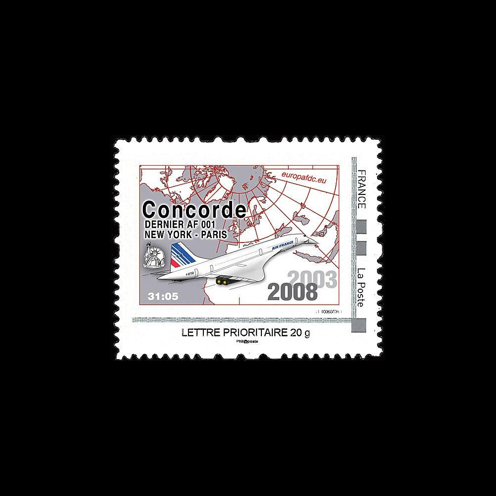 CO-RET39N : 2008 - TPP '5e anniversaire dernier vol Concorde NY-Paris'